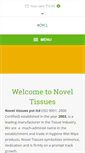 Mobile Screenshot of noveltissues.com